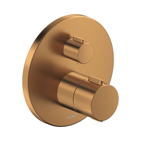 Duravit Universal Bateria wannowo-prysznicowa termostatyczna podtynkowa brązowy szczotkowany TH4200014004