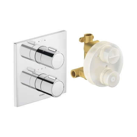Duravit Universal Bateria wannowo-prysznicowa termostatyczna podtynkowa chrom TH4200007010