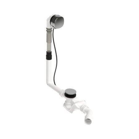 Duravit Universal Syfon wannowy z napełnianiem przez przelew 53 cm chrom 792201000001000