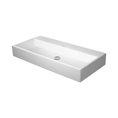 Duravit Vero Air Umywalka meblowa 100x47 cm bez otworu na baterię bez przelewu biały Alpin z powłoką WonderGliss 23501000701