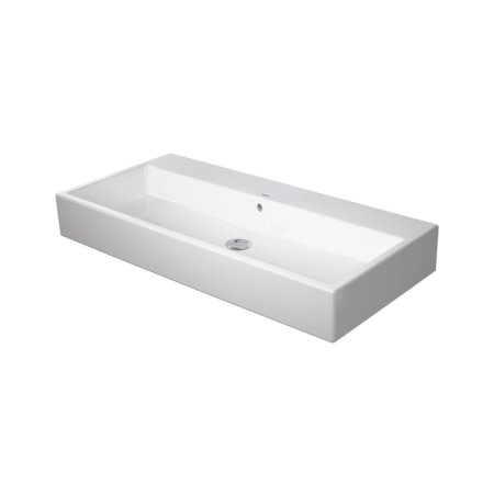 Duravit Vero Air Umywalka meblowa 100x47 cm bez otworu na baterię z przelewem biały Alpin z powłoką WonderGliss 23501000281