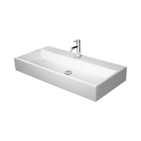 Duravit Vero Air Umywalka meblowa 100x47 cm z otworem na baterię bez przelewu szlifowany spód biały Alpin 2350100071