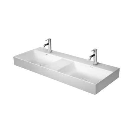 Duravit Vero Air Umywalka meblowa 120x47 cm podwójna bez przelewu biały Alpin 2353120041