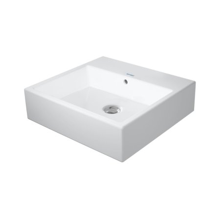 Duravit Vero Air Umywalka meblowa 50x47 cm bez otworu na baterię z przelewem biały Alpin z powłoką WonderGliss 23505000281