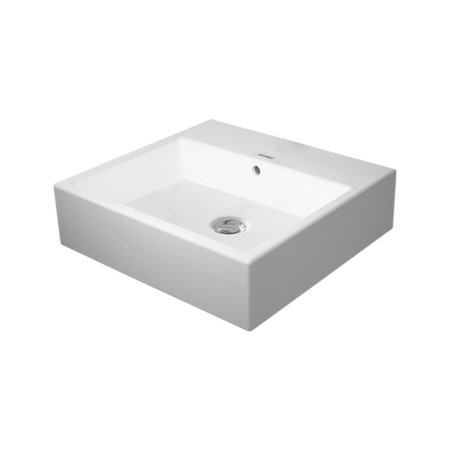 Duravit Vero Air Umywalka meblowa 50x47 cm bez otworu na baterię z przelewem biały Alpin z powłoką WonderGliss 23525000601