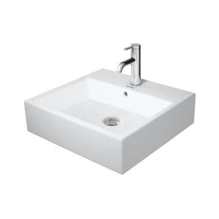 Duravit Vero Air Umywalka nablatowa 50x47 cm z otworem na baterię z przelewem biały Alpin 2350500027