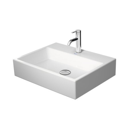 Duravit Vero Air Umywalka meblowa 60x47 cm z otworem na baterię bez przelewu biały Alpin z powłoką WonderGliss 23506000411