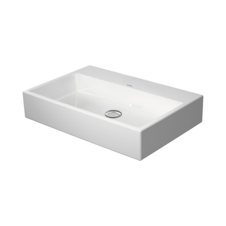 Duravit Vero Air Umywalka meblowa 70x47 cm bez otworu na baterię bez przelewu biały Alpin z powłoką WonderGliss 23507000701