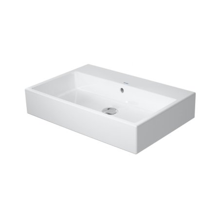 Duravit Vero Air Umywalka meblowa 70x47 cm bez otworu na baterię z przelewem biały Alpin 2350700028