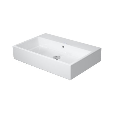 Duravit Vero Air Umywalka meblowa 70x47 cm bez otworu na baterię z przelewem biały Alpin 2350700060