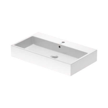 Duravit Vero Air Umywalka meblowa 80x47 cm z otworem na baterię z przelewem szlifowany spód biały Alpin 2350800027