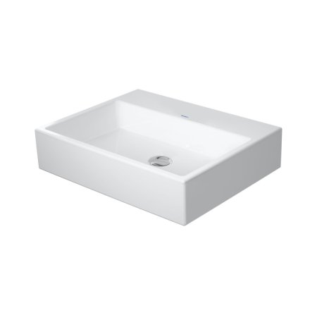 Duravit Vero Air Umywalka nablatowa 60x47 cm bez otworu na baterię bez przelewu biały Alpin z powłoką WonderGliss 23506000791