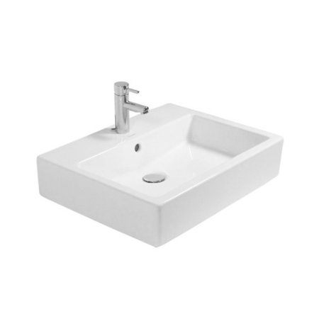 Duravit Vero Umywalka nablatowa 50x47 cm z otworem na baterię, biała 0452500000