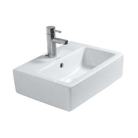 Duravit Vero Umywalka mała 45x35 cm z jednym otworem na baterię biała 0704450027