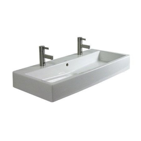 Duravit Vero Umywalka wisząca 120x47 cm z 2 otworami na baterie biała 0454120026