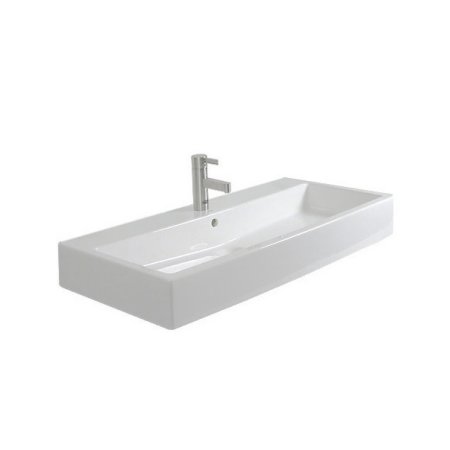 Duravit Vero Umywalka wisząca 70x47 cm z jednym otworem na baterię biała z powłoką WonderGliss 04547000271