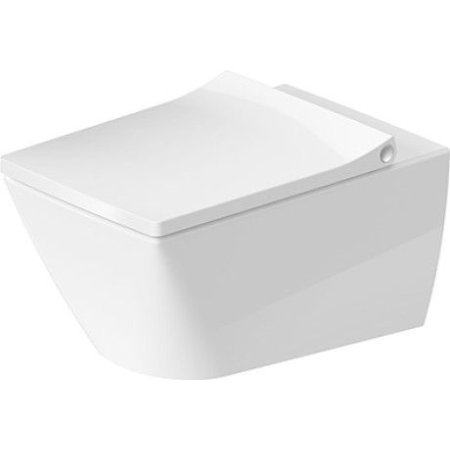 Duravit Viu Toaleta WC podwieszana 37x57 cm Rimless bez kołnierza, biała z powłoką HygieneGlaze 2511092000