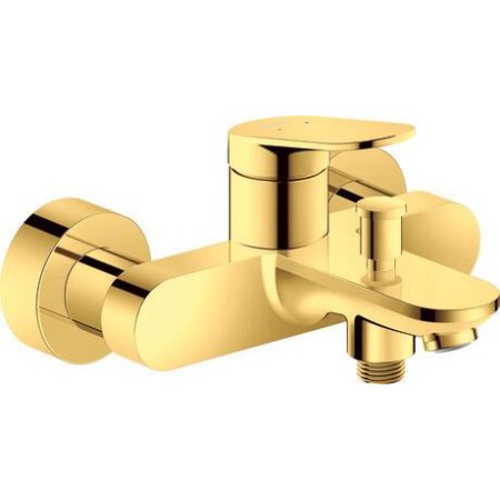Duravit Wave Bateria wannowa natynkowa złoto polerowane WA5230000034
