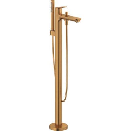 Duravit Wave Bateria wannowa wolnostojąca brąz szczotkowany WA5250000004