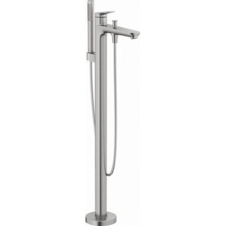 Duravit Wave Bateria wannowa wolnostojąca stal szczotkowana WA5250000070