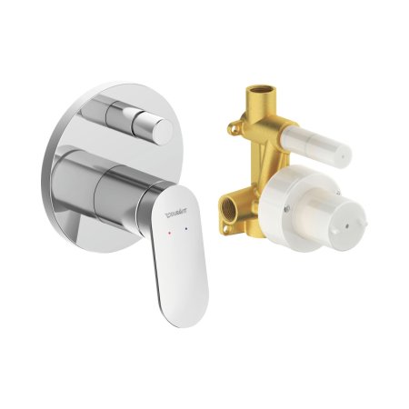 Duravit Wave Bateria wannowo-prysznicowa podtynkowa chrom WA4210008010