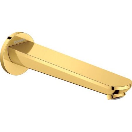 Duravit Wave Wylewka wannowa 20,2 cm złoto polerowane WA5240010034   