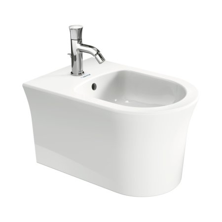 Duravit White Tulip Bidet wiszący biały z powłoką WonderGliss 22931500001
