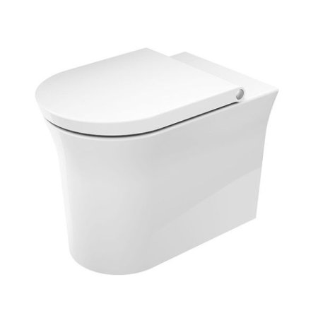 Duravit White Tulip Toaleta WC stojąca 58x37 cm bez kołnierza biała Alpin 2001090000