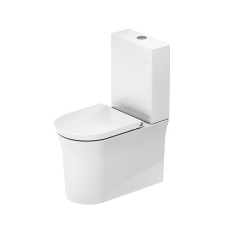 Duravit White Tulip Toaleta WC stojąca 65x37 cm bez kołnierza kompaktowa biała Alpin 2197090000