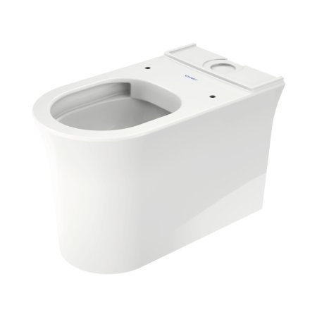 Duravit White Tulip Toaleta WC stojąca Rimless bez kołnierza kompakt biały Alpin z powłoką Wondergliss 21970900001