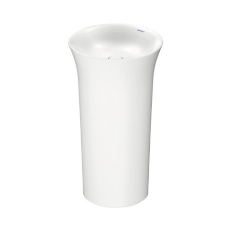 Duravit White Tulip Umywalka wolnostojąca 50 cm odpływ ścienny biały Alpin z powłoką WonderGliss 27025000701