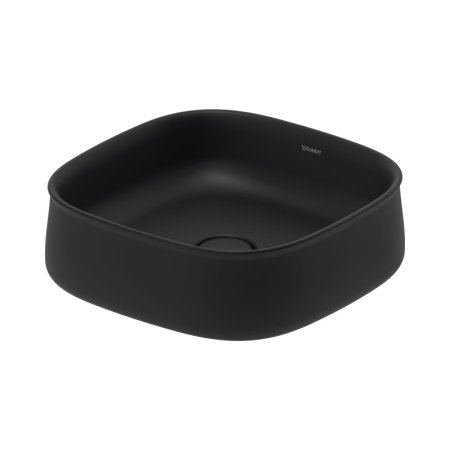 Duravit Zencha Umywalka nablatowa 42x42 cm antracyt mat z powłoką WonderGliss 23734213791