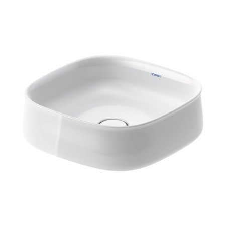 Duravit Zencha Umywalka nablatowa 42x42 cm biały Alpin z powłoką WonderGliss 23734200791