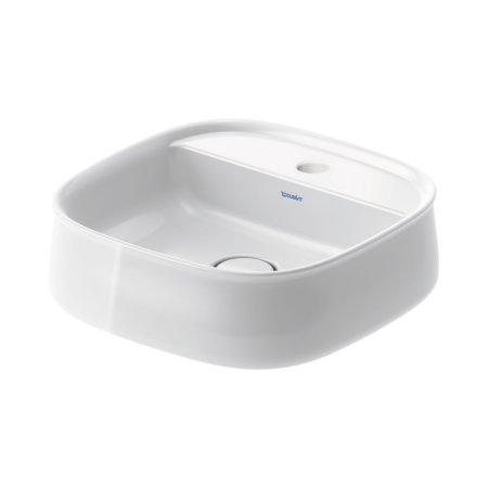 Duravit Zencha Umywalka nablatowa 42x42 cm biały Alpin z powłoką WonderGliss 23744200711