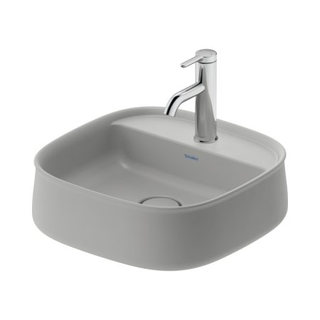 Duravit Zencha Umywalka nablatowa 42x42 cm szary półmat 2374426771
