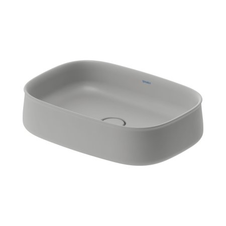 Duravit Zencha Umywalka nablatowa 55x39 cm szary półmat 2373556779