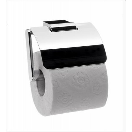 Emco System 2 Uchwyt na papier toaletowy z pokrywą 12,4x11x8,7 cm, chrom 350000106