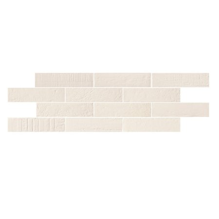 Emil Ceramica Kotto Brick Gesso Gres Płytka podłogowa 6x25 cm, biała ECKOBRGGPP6X25B