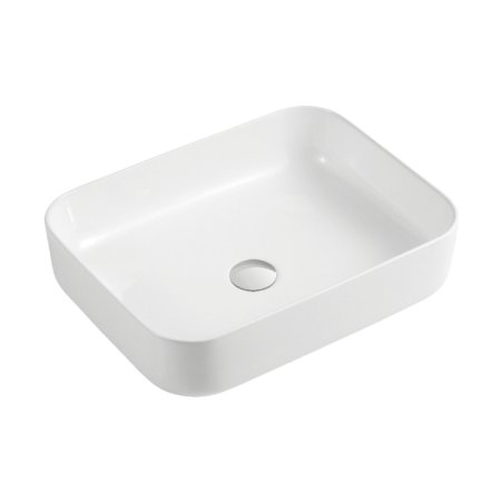 Emporia Bari Umywalka nablatowa 50x39 cm biały EMPORIA-LT-2195