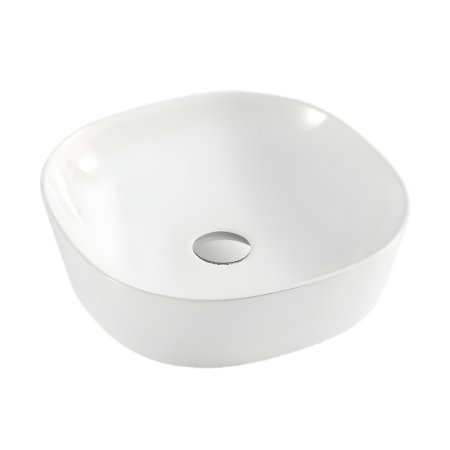 Emporia Fibi Umywalka nablatowa 41x41 cm biały EMPORIA-LT-2144