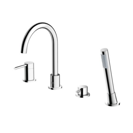 Emporia Fly Bateria nawannowa 4-otworowa chrom EMPORIA-03033CHR