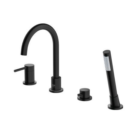 Emporia Fly Bateria nawannowa 4-otworowa czarny mat EMPORIA-03033BM