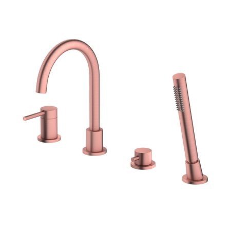 Emporia Fly Bateria nawannowa 4-otworowa miedź szczotkowana EMPORIA-03033BRG