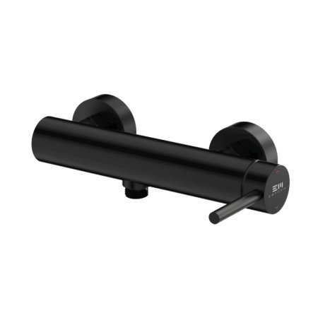 Emporia Fly Bateria prysznicowa natynkowa czarny mat EMPORIA-03035BM