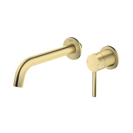 Emporia Fly Bateria umywalkowa podtynkowa złoty szczotkowany EMPORIA-03012GN