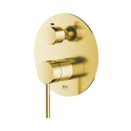 Emporia Fly Bateria wannowo-prysznicowa podtynkowa złoty EMPORIA-03042GD