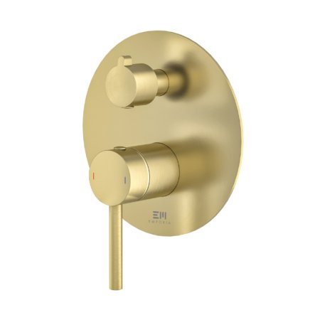 Emporia Fly Bateria wannowo-prysznicowa podtynkowa złoty szczotkowany EMPORIA-03042GN