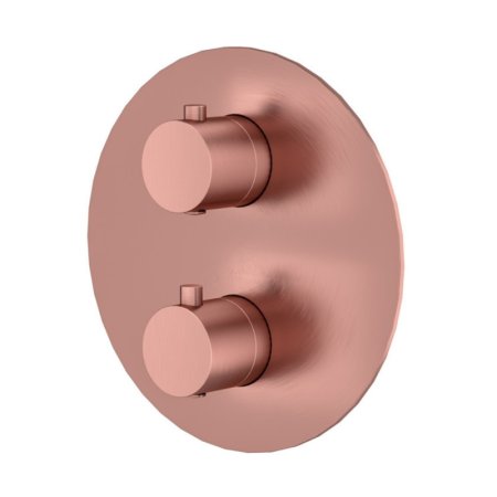 Emporia Fly Bateria wannowo-prysznicowa termostatyczna podtynkowa miedź szczotkowana EMPORIA-03043BRG