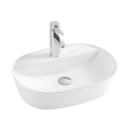 Emporia Mili Umywalka nablatowa 50,5x38,5 cm biały EMPORIA-LT-2202