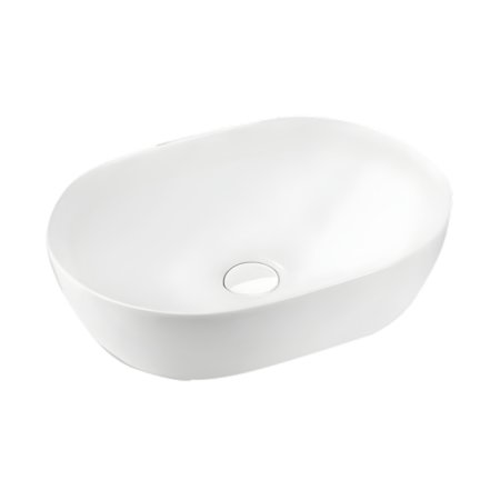 Emporia Mili Umywalka nablatowa 60x40 cm biały EMPORIA-8498B